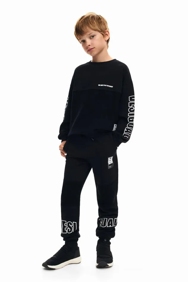 Sweaters and Sweatshirts Kids Desigual Desigual Sweatshirt Black