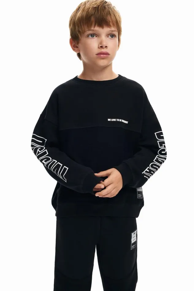 Sweaters and Sweatshirts Kids Desigual Desigual Sweatshirt Black