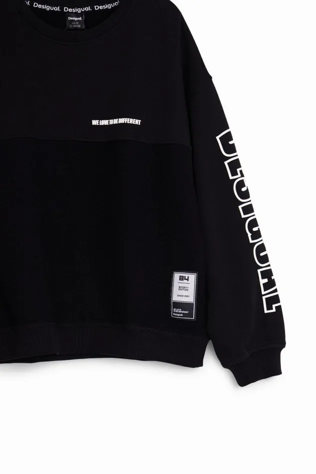 Sweaters and Sweatshirts Kids Desigual Desigual Sweatshirt Black