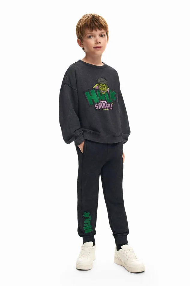 Sweaters and Sweatshirts Kids Desigual Hulk Sweatshirt Black