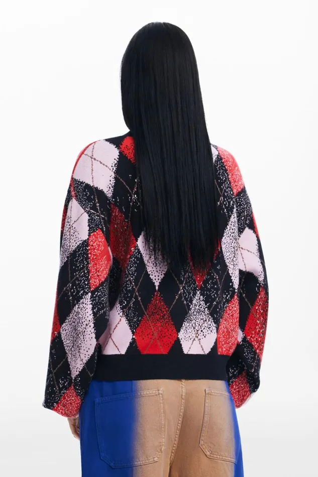 Sweaters Women Desigual Spray Effect Sweater Maitrepierre Blue