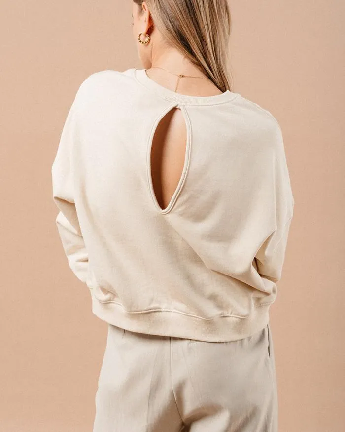 SWEATSHIRT BEIGE MARAIS Shop Grace and Mila Sweatshirts
