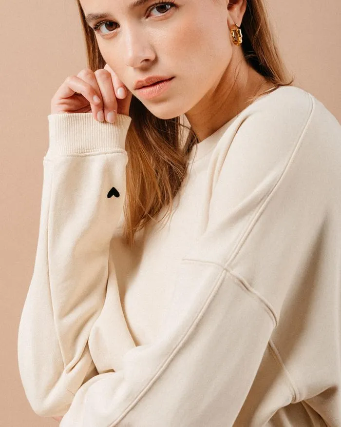 SWEATSHIRT BEIGE MARAIS Shop Grace and Mila Sweatshirts