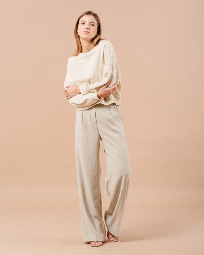 SWEATSHIRT BEIGE MARAIS Shop Grace and Mila Sweatshirts