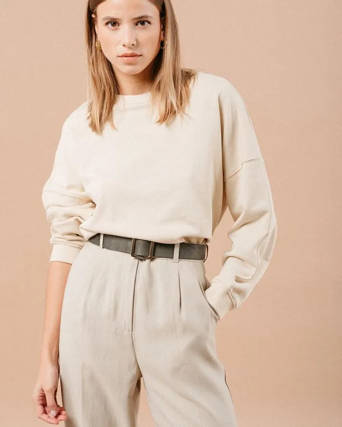 SWEATSHIRT BEIGE MARAIS Shop Grace and Mila Sweatshirts