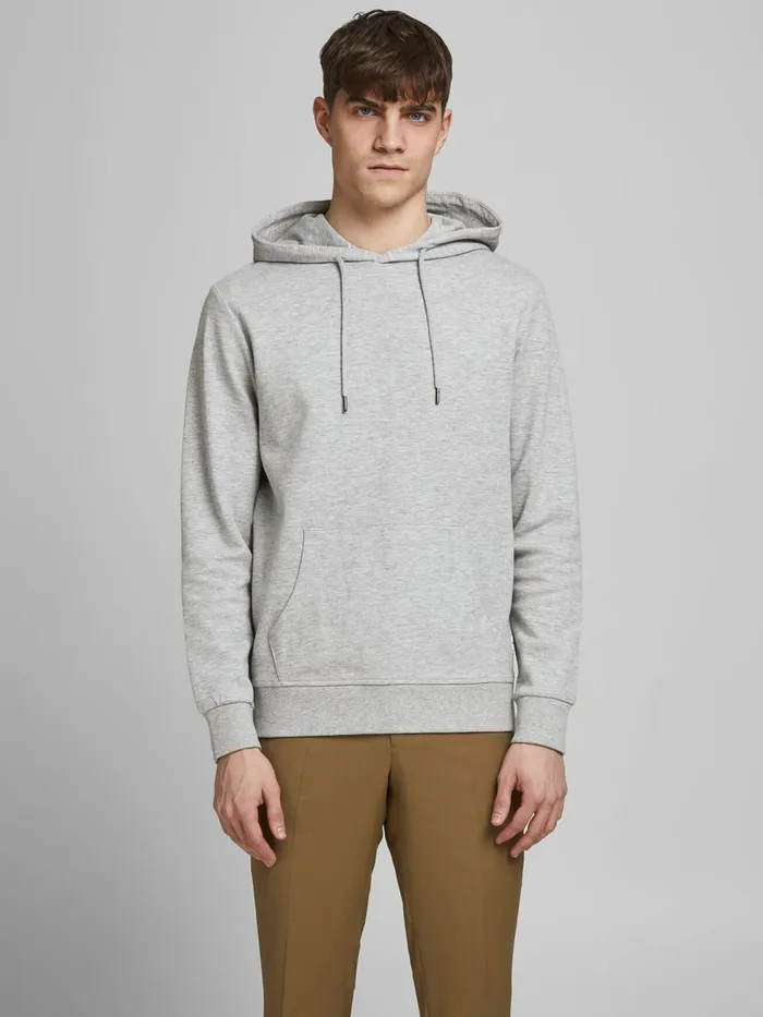 Sweatshirts JACK and JONES Mens 2PACK BASIC HOODIE Grey Black Gift Ideas