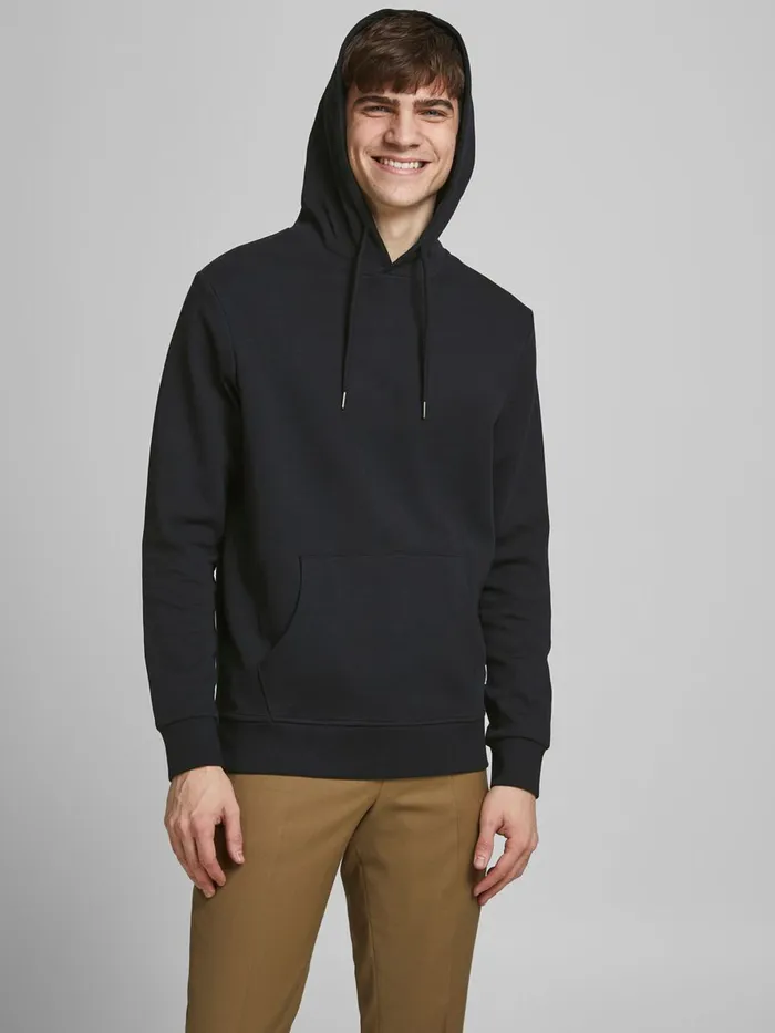 Sweatshirts JACK and JONES Mens 2PACK BASIC HOODIE Grey Black Gift Ideas