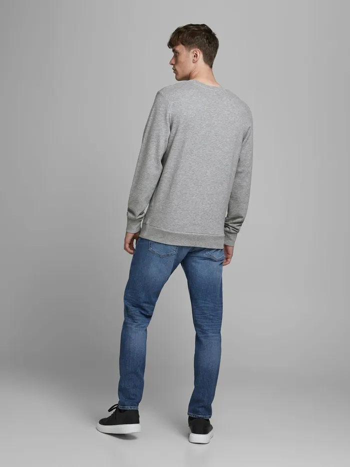 Sweatshirts JACK and JONES Mens 2PACK SWEATSHIRT Grey Light Grey Melange Online