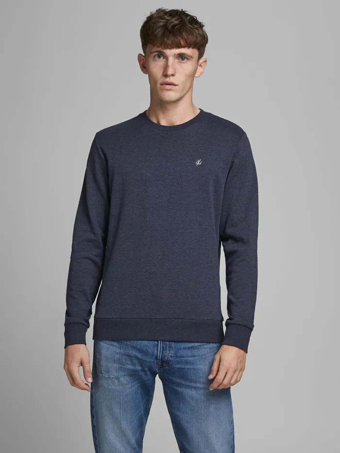 Sweatshirts JACK and JONES Mens 2PACK SWEATSHIRT Grey Light Grey Melange Online