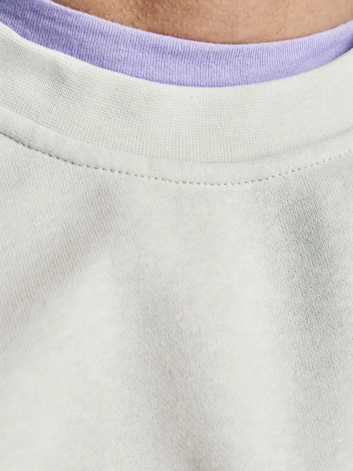 Sweatshirts JACK and JONES Mens BASIC CREW NECK SWEATSHIRT Pastel Pale Blue Popular