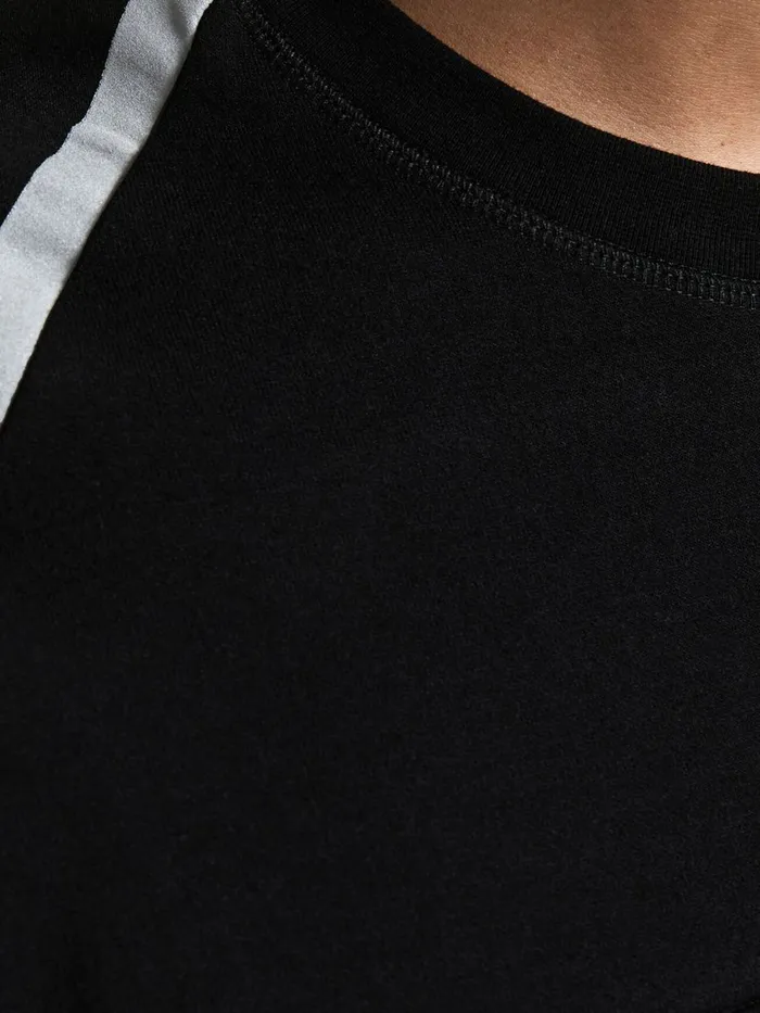 Sweatshirts JACK and JONES Mens PERFORMANCE SWEATSHIRT Black Black Popular