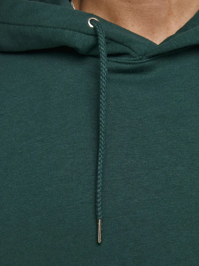 Sweatshirts JACK and JONES Mens PLAIN HOODIE Green Sea Moss Gift 4 You