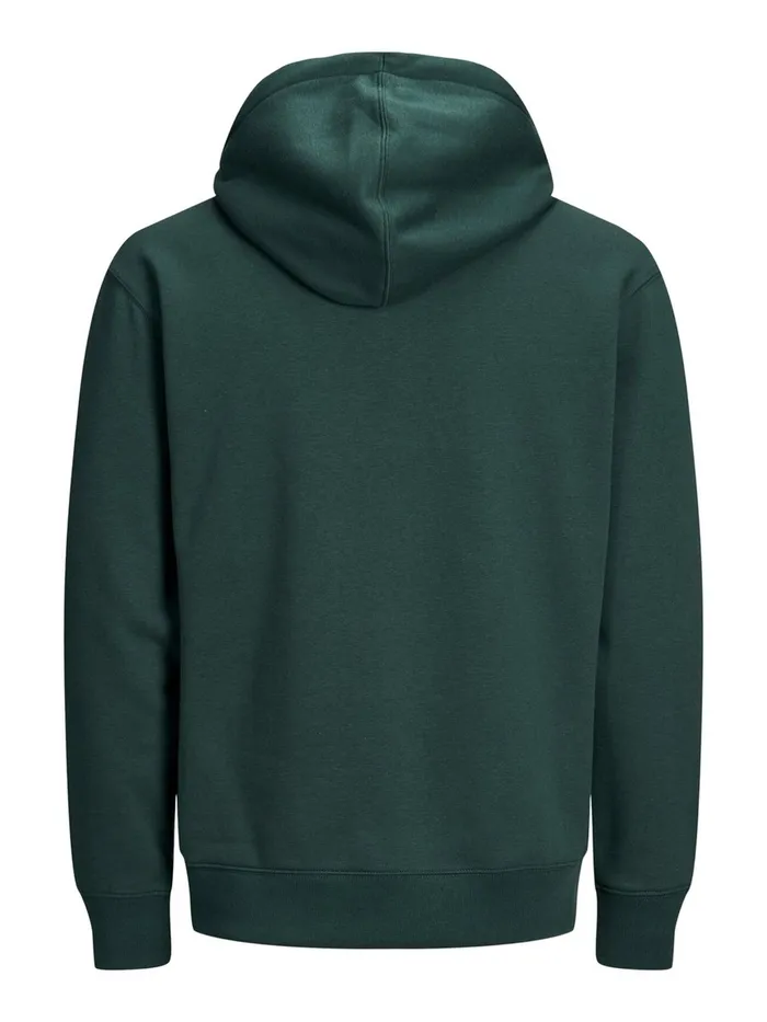 Sweatshirts JACK and JONES Mens PLAIN HOODIE Green Sea Moss Gift 4 You