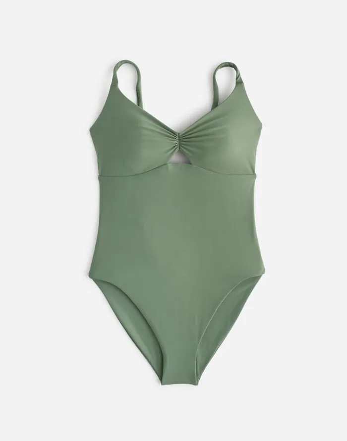 Swim Women Madewell Lexaswim Parc One Piece Agave