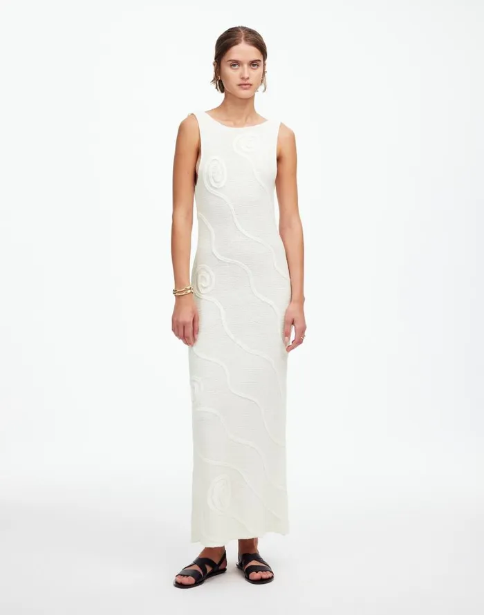 Swim Women Madewell Zulu and Zephyr Shea Organic Cotton Swirl Knit Dress Shea
