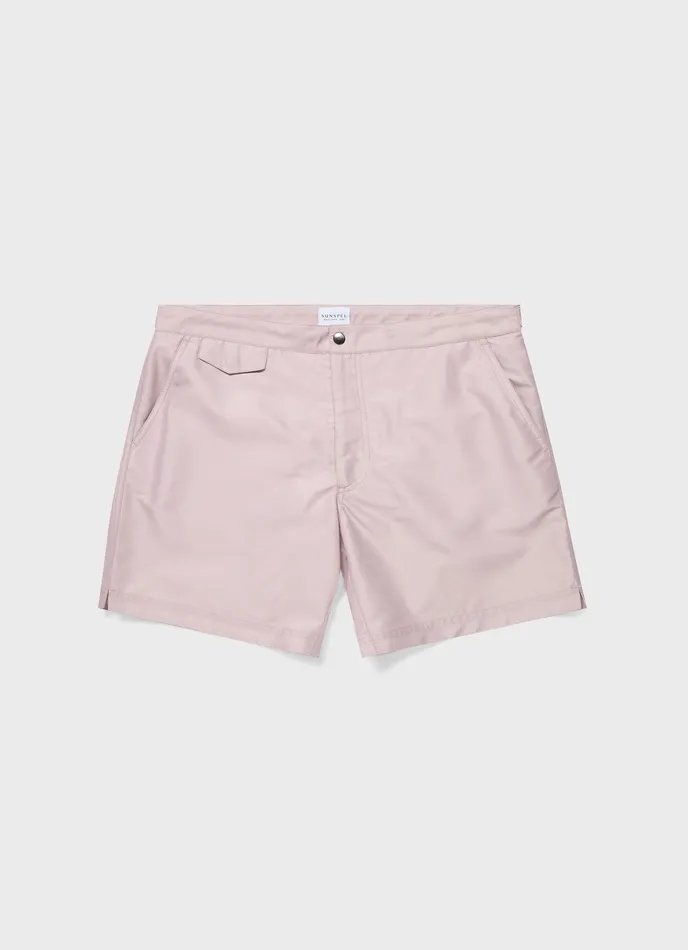 Swimwear ussunspel Men Tailored Swim Shorts Pale Pink