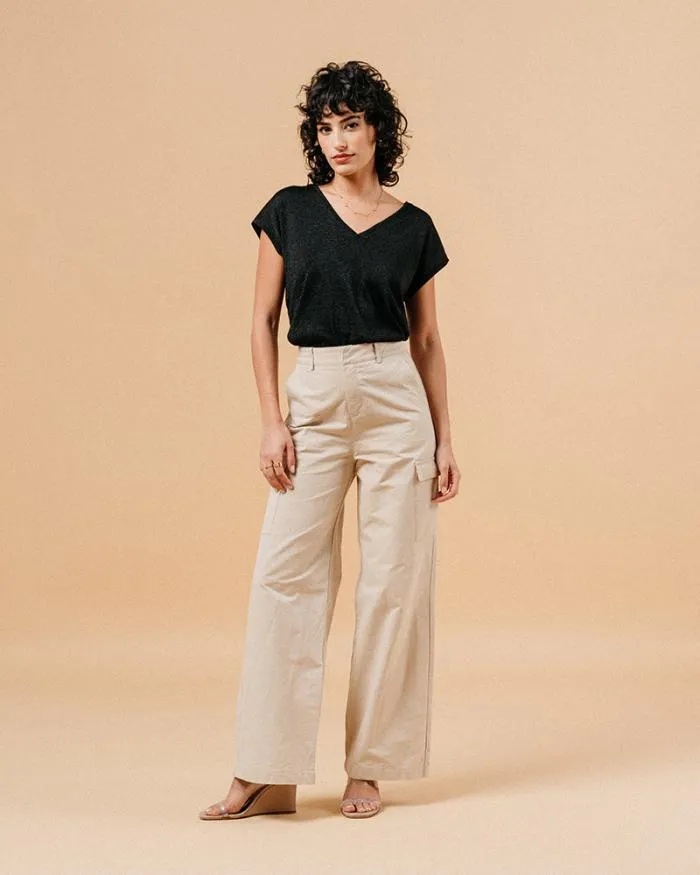 TSHIRT NOIR MALIN Shop Grace and Mila ShortSleeves Tshirts