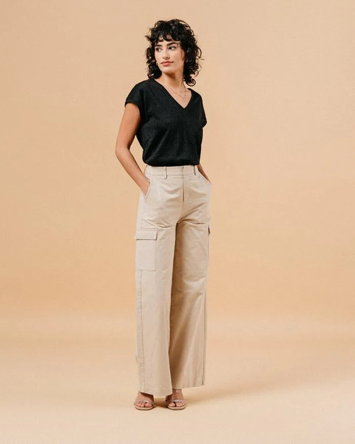 TSHIRT NOIR MALIN Shop Grace and Mila ShortSleeves Tshirts