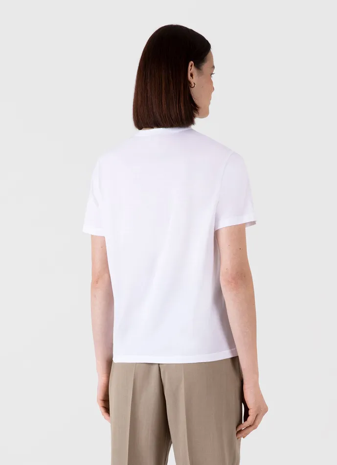 Tshirts and Tops Women Relaxed Fit Tshirt White ussunspel
