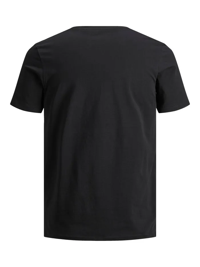 Tshirts JACK and JONES Junior BOYS ORGANIC COTTON TSHIRT Black Black Cheap On Sale