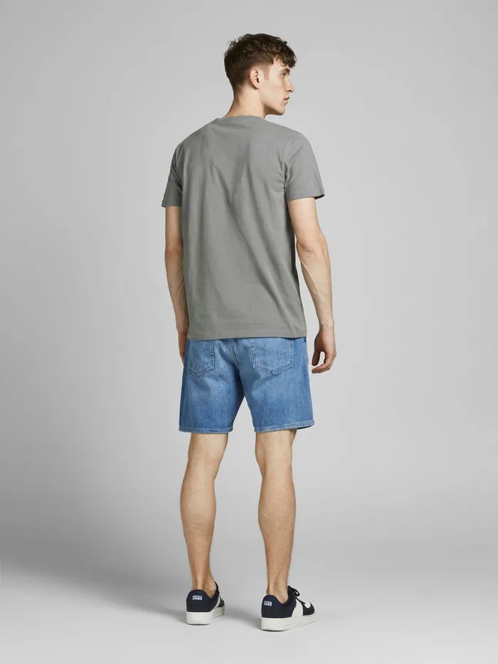 Tshirts JACK and JONES Mens BRUSH STROKE LOGO PRINT TSHIRT Grey Sedona Sage Gift 4 You