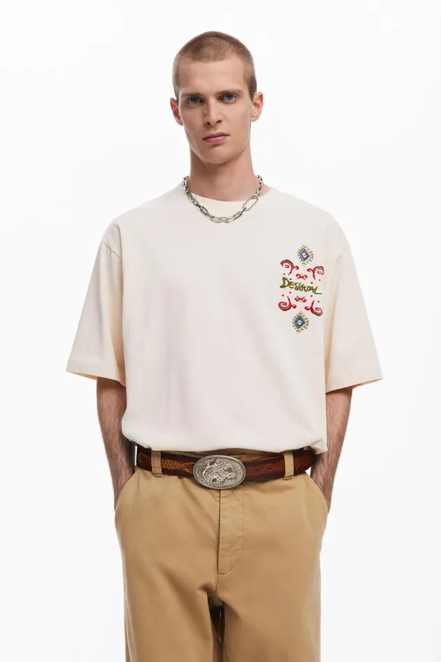 Tshirts Men Desigual Tshirt White