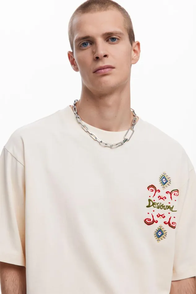 Tshirts Men Desigual Tshirt White