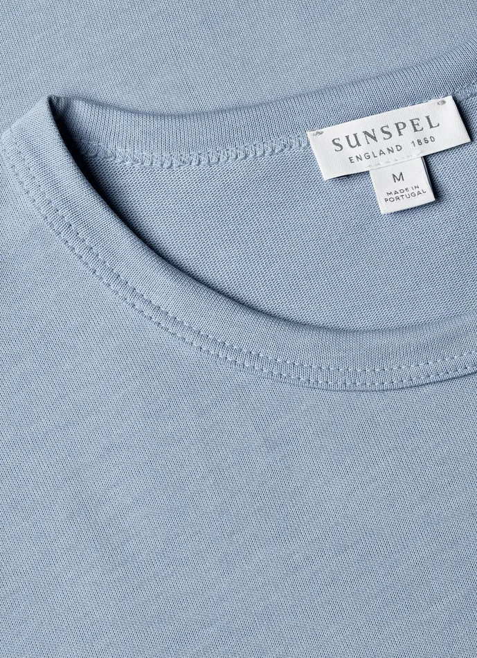 Tshirts Men ussunspel Heavyweight Jersey Tshirt Blue Mist Tshirts Men ussunspel Heavyweight Jersey Tshirt Blue Mist