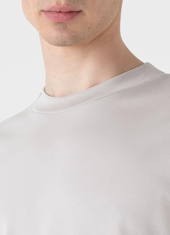 Tshirts ussunspel Men Long Sleeve Heavyweight Tshirt Putty Tshirts ussunspel Men Long Sleeve Heavyweight Tshirt Putty