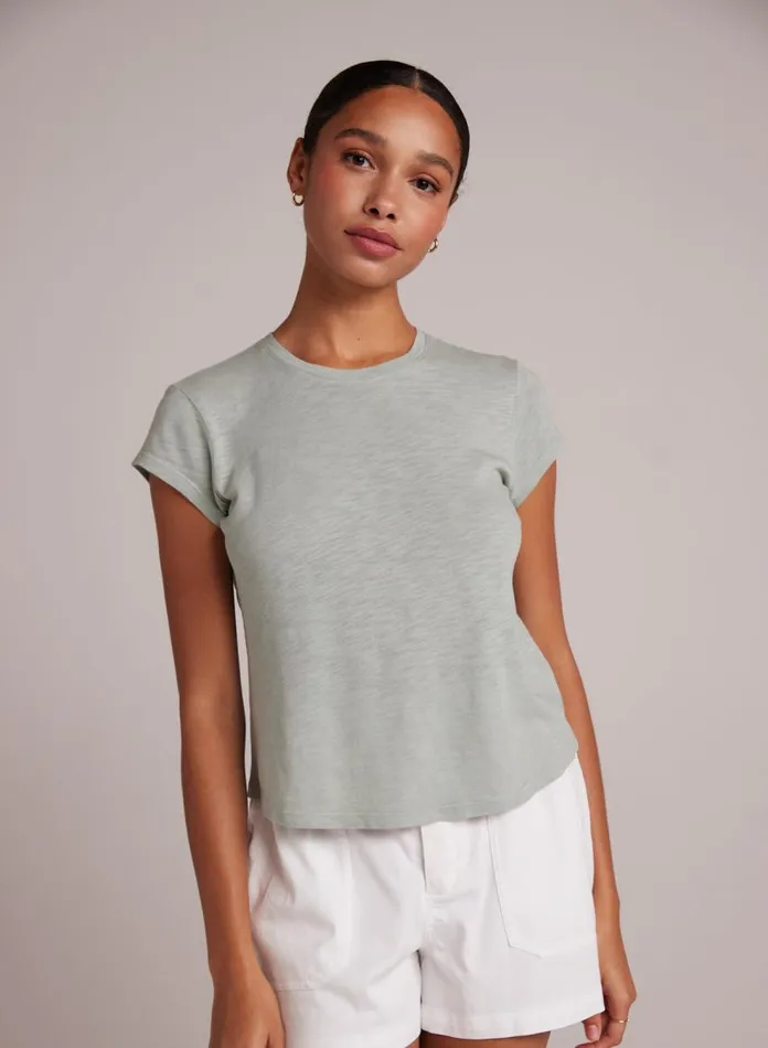 TShirts Women Bella Dahl Baby Crew Tee 8211 Oasis Green TShirts Women Bella Dahl Baby Crew Tee 8211 Oasis Green