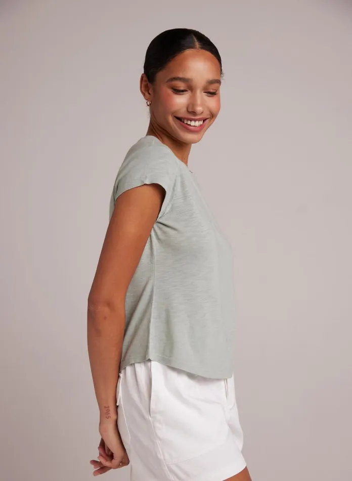 TShirts Women Bella Dahl Baby Crew Tee 8211 Oasis Green TShirts Women Bella Dahl Baby Crew Tee 8211 Oasis Green