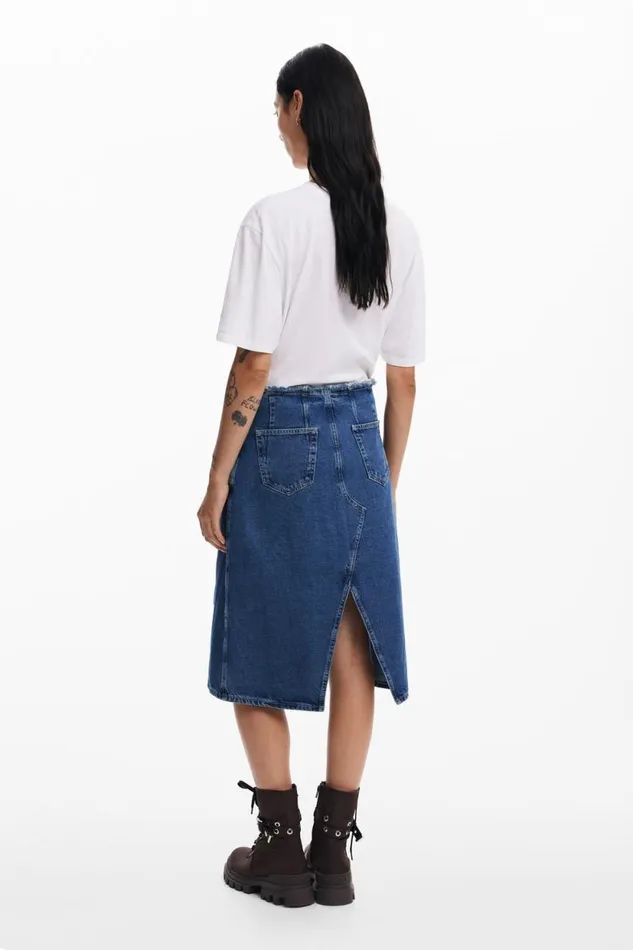 TShirts Women Desigual Plain Tshirt Details White