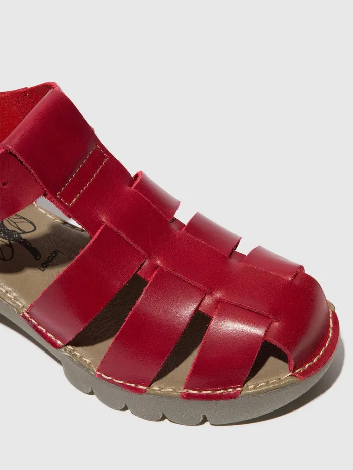 TStrap Sandals EMME511FLY RED Women Fly London Sandals