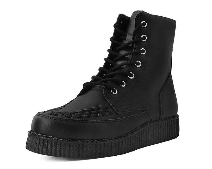 TUK Shoes Boots Men Black Vegan TUKskin 7Eye Viva Low Boot