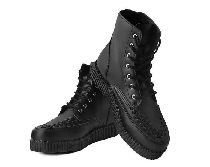 TUK Shoes Boots Men Black Vegan TUKskin 7Eye Viva Low Boot
