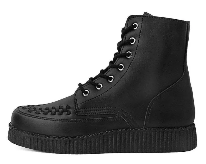 TUK Shoes Boots Men Black Vegan TUKskin 7Eye Viva Low Boot
