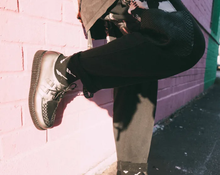 TUK Shoes Dress Shoes Men Gunmetal DRing Viva Low Creeper TUK Shoes Dress Shoes Men Gunmetal DRing Viva Low Creeper