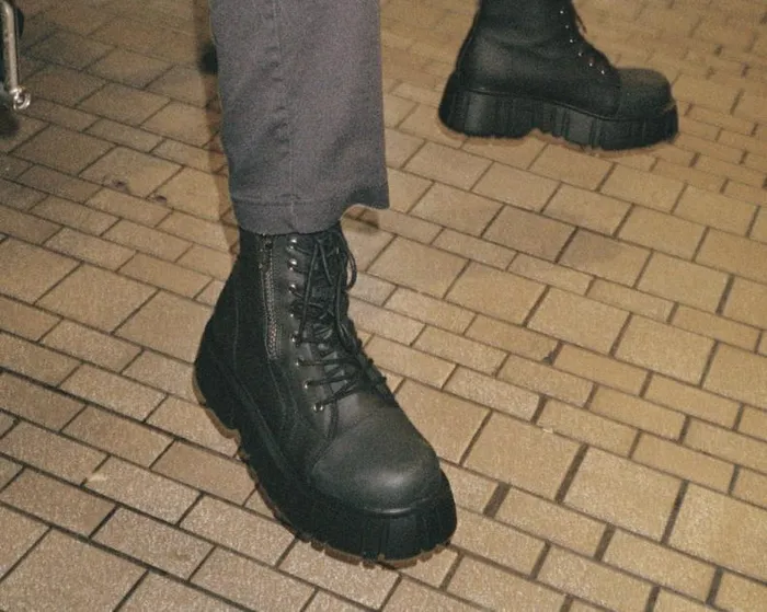 TUK Shoes Platforms Women Black 8Eye Anarchic Airship Boot TUK Shoes Platforms Women Black 8Eye Anarchic Airship Boot