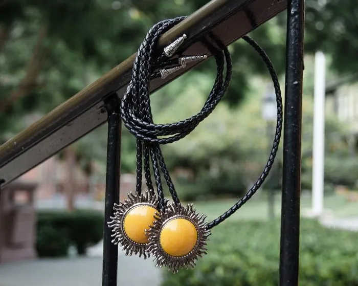 TUK Shoes Shoe Accessories Adult Mustard Sun Bolo Shoe Tie