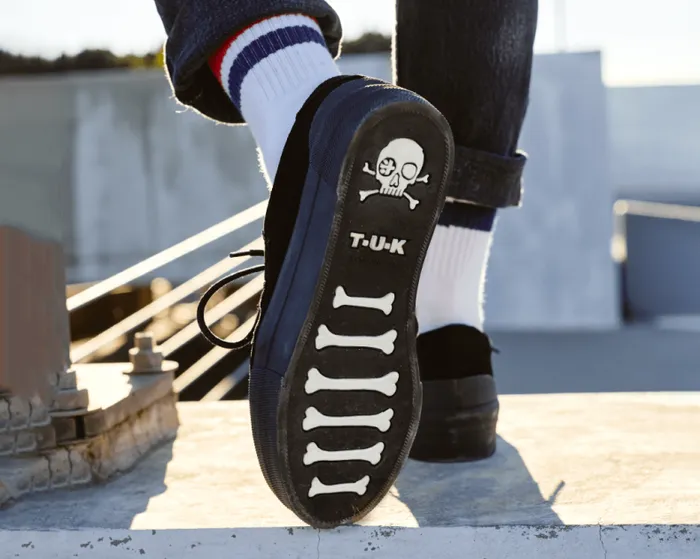 TUK Shoes Sneakers Men Black Suede Platform Sneaker TUK Shoes Sneakers Men Black Suede Platform Sneaker