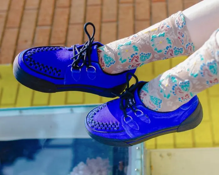 TUK Shoes Sneakers Women Black Suede Platform Sneaker TUK Shoes Sneakers Women Black Suede Platform Sneaker