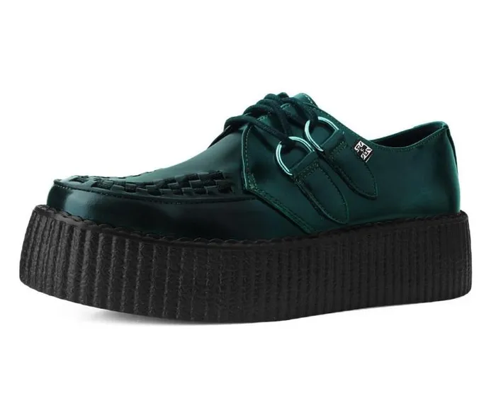 TUK Shoes Vegan Men Green RubOff Mondo Creeper