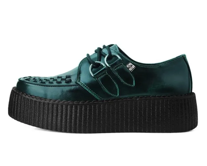 TUK Shoes Vegan Men Green RubOff Mondo Creeper TUK Shoes Vegan Men Green RubOff Mondo Creeper
