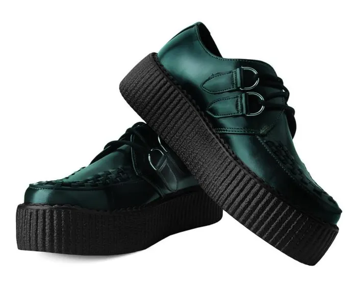 TUK Shoes Vegan Men Green RubOff Mondo Creeper TUK Shoes Vegan Men Green RubOff Mondo Creeper