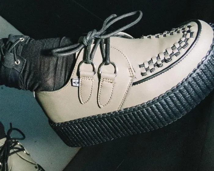 TUK Shoes Vegan Men Murky Green TUKskin Viva Mondo Creeper TUK Shoes Vegan Men Murky Green TUKskin Viva Mondo Creeper