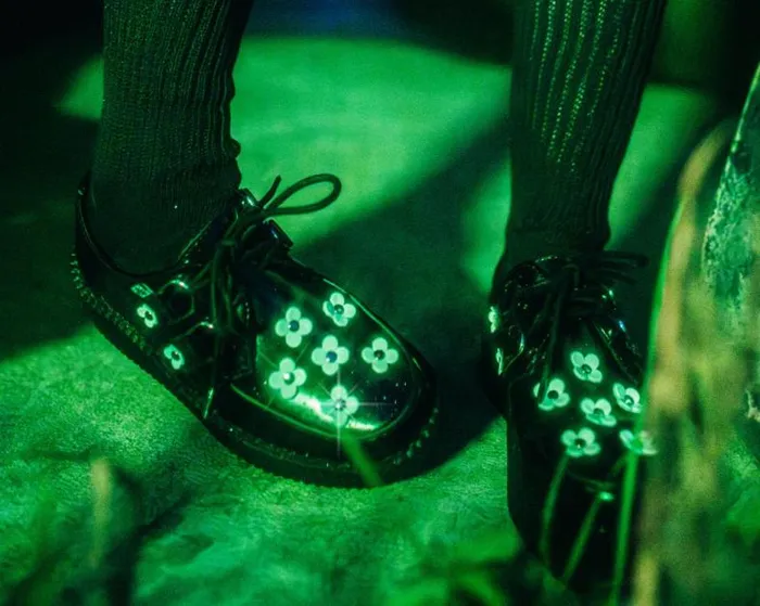 TUK Shoes Vegan Men TUKSkin Flower Creepers TUK Shoes Vegan Men TUKSkin Flower Creepers