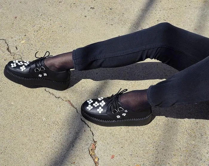 TUK Shoes Vegan Men TUKSkin Flower Creepers TUK Shoes Vegan Men TUKSkin Flower Creepers