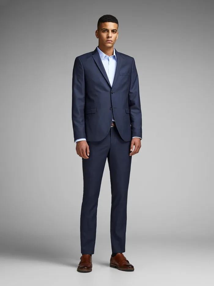 Tailoring JACK and JONES Mens CLASSIC BLAZER Blue Dark Navy