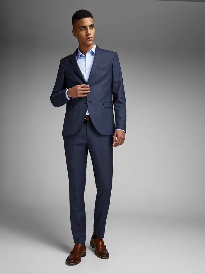 Tailoring JACK and JONES Mens CLASSIC BLAZER Blue Dark Navy