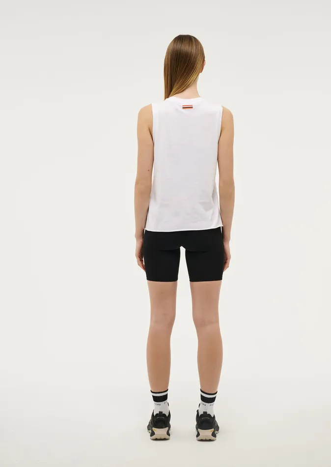 Tanks SHUFFLE TANK IN WHITE PE Nation Women